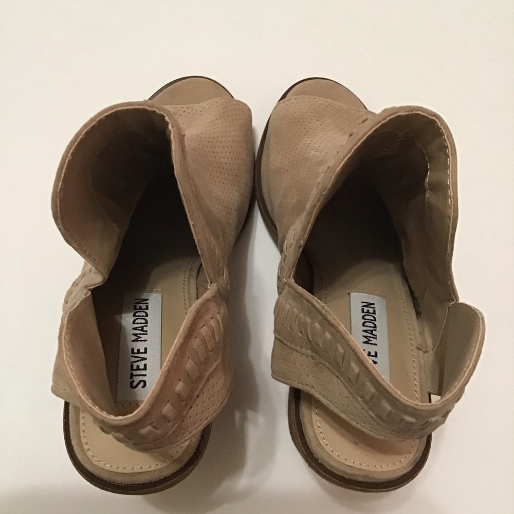 💙 STEVE MADDEN  Suede  Block Heel - Picture 8 of 12